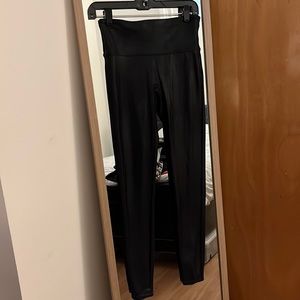 Spanx Faux Leather Leggings- Size Medium